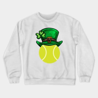 St Patricks Day Tennis Crewneck Sweatshirt